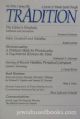 Tradition-A Journal of Orthodox Jewish Thought Vol 34 No 1 Spring 2000